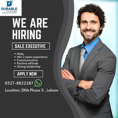 Sale Executive Required || Sales Jobs || Office Job | Jobs in Lahore
