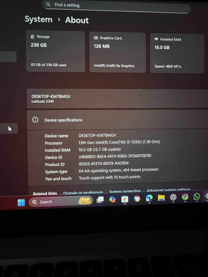 Dell 5340 Touchscreen 2