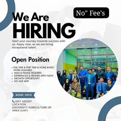urgent hiring start working from tomorrow no fees office job available