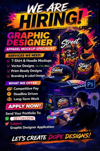 Graphic designer (remote job)