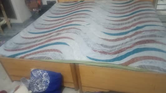 2 single bed with matress