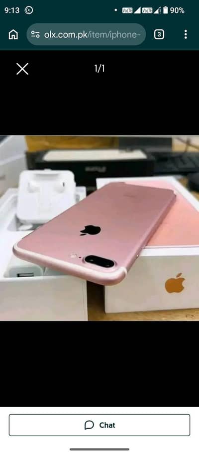 Iphone 7 plus 128gb pta approved WhatsApp number 0313=4937=460