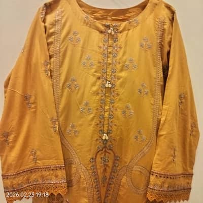 Eid Dresses  3 piece branded dress 03044453724