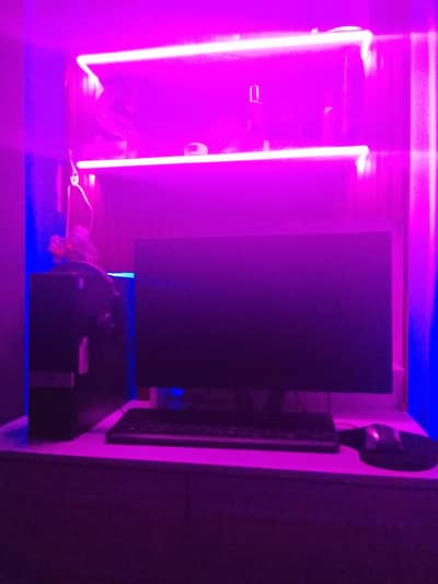 PC Setup for sale - clean & Excellent Condition  Desk Include (RGB)