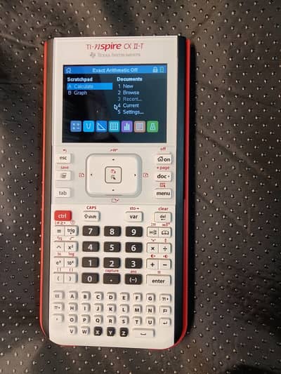 TEXAS INSTRUMENTS TI-NSIPRE CX-II -T CAS  GRAPHIC CALCULATOR