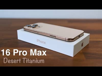 iPhone 16 Pro Max – 1TB – JV – Brand New (Box Pack)