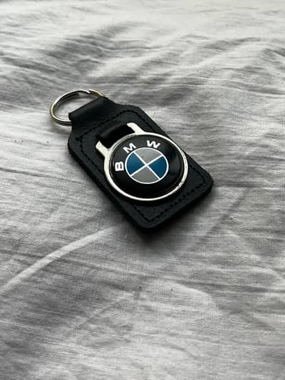 Bmw rare vintage 19s leather keyring/keychain collector item