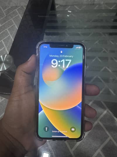 Iphone x pta approved 256 gb only set and charger
