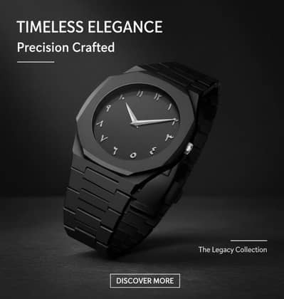 Black Aura Watch for Men