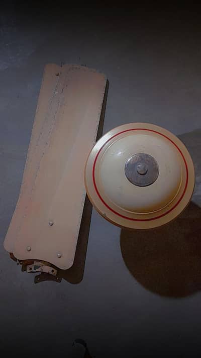 GFC Ceiling fan in pure copper.