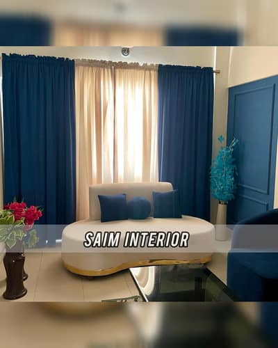 ORDERMADE FANCY MALAI VELVET CURTAINS | 30% OFF | SAIM INTERIOR |