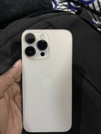 Iphone 14 pro max , Non PTA.  Gold . 128GB