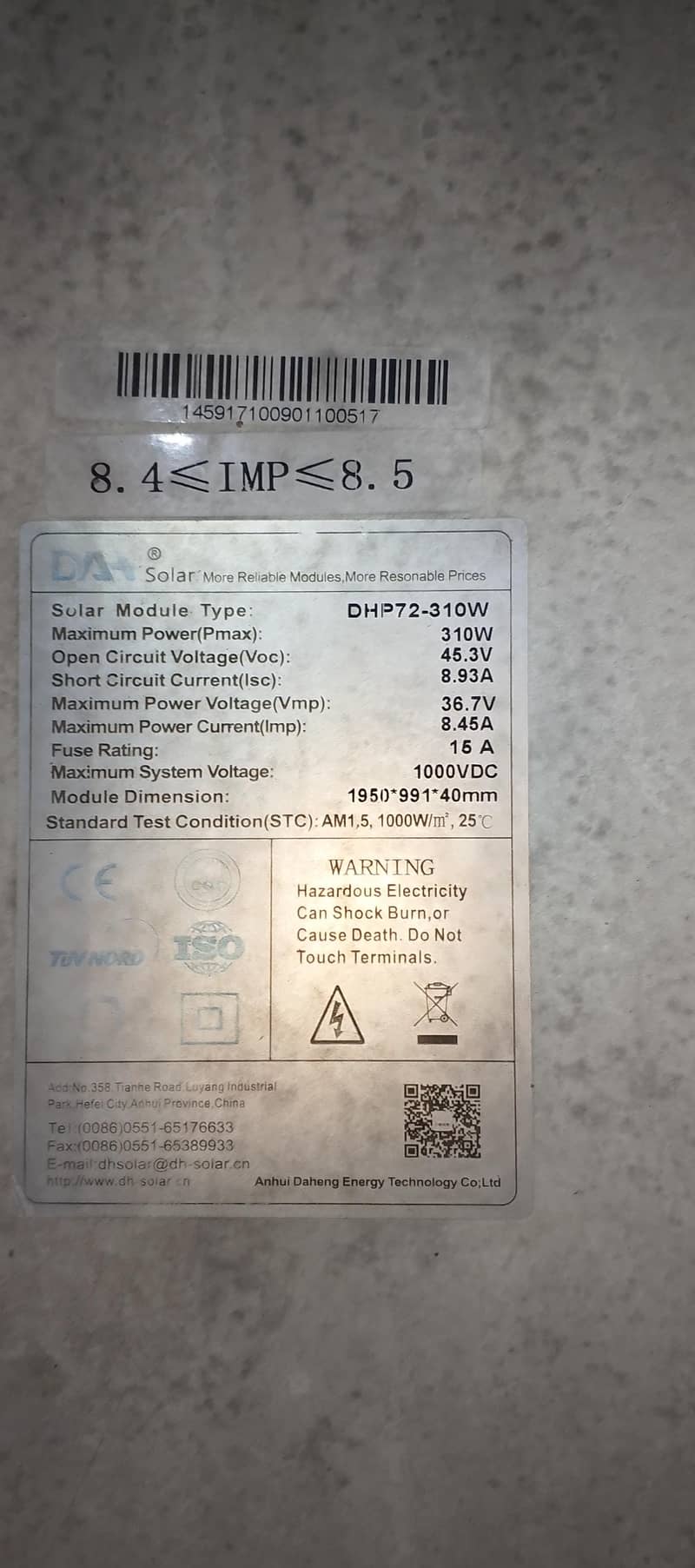 Urgent sale solar panel 1