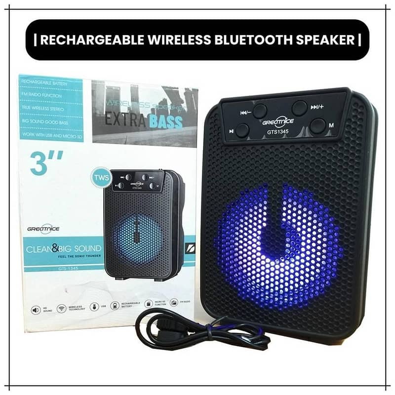 It's is wireless speaker with Mp3 Function package 0