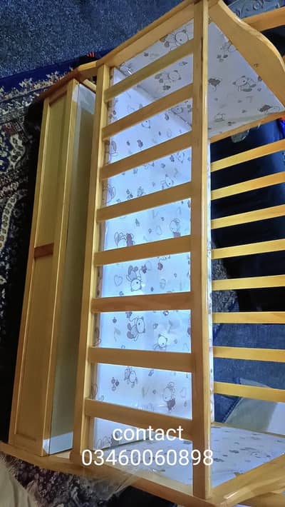 baby cot wooden