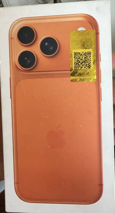 iphon 17 pro max 256 official PTA box pack