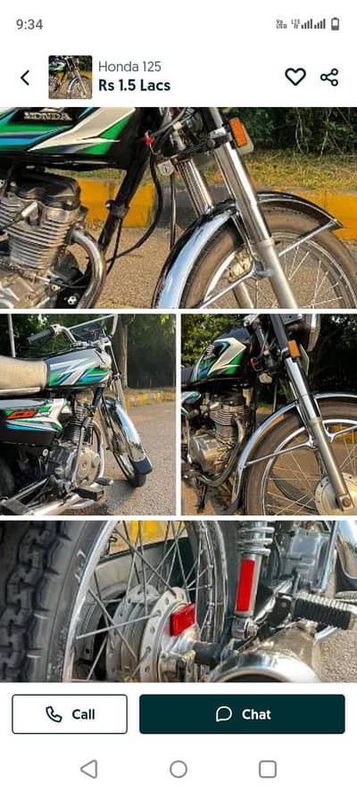 Honda 125 model 2000