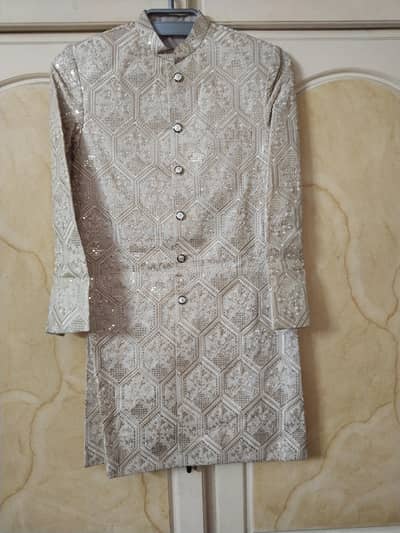Sherwani 11 to 13 years old boy only one time used