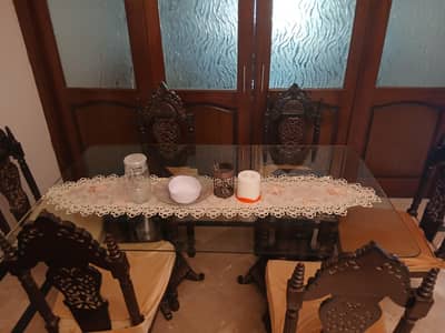 sheesham wood dining table