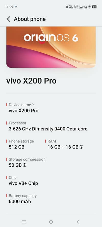Vivo X200 Pro Flagship