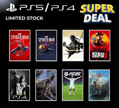 PS5 PS4 GAMES EVERY GAME AVAILABLE DM ME