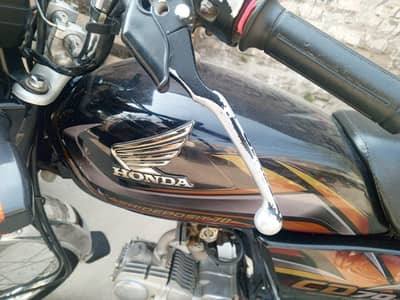 honda 70 black