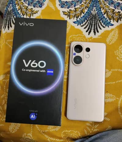 Vivo V60 5g complete Box urgent sale contact OLX