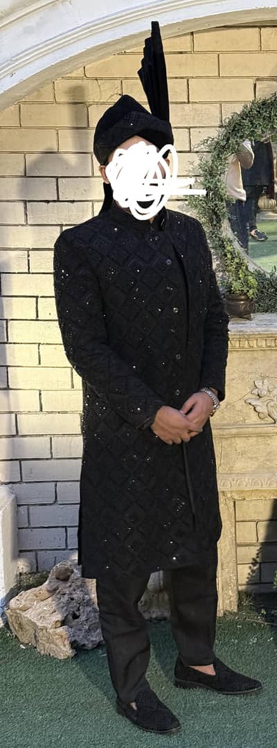 Sherwani Black