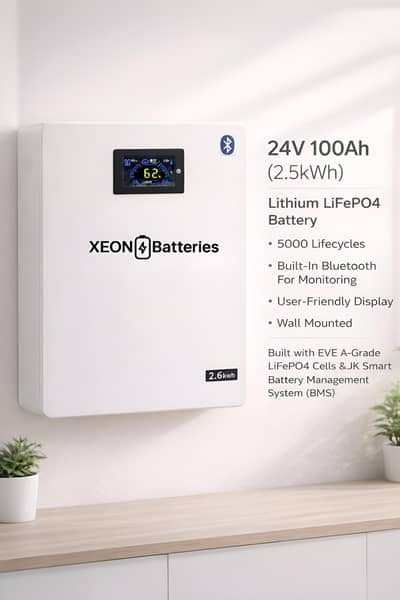 lithium 12v 24v 51v Ah EvE cell 5000+ life jk smart BMS ka sath