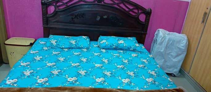 USED DOUBLE BED_15k_5/10_WITH MATTRESS_BEST DEAL