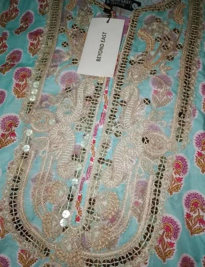 3 piece embroidery dress