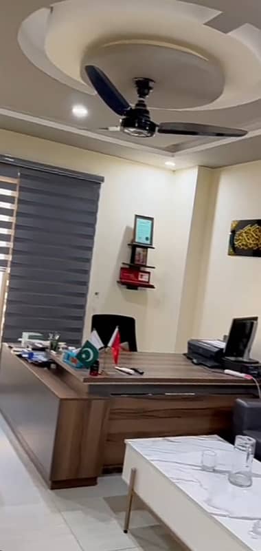 A premium fully furnished office 3-bedroom apartment is available for rent in F-11 Markaz, ideally suited for a prestigious corporate office.