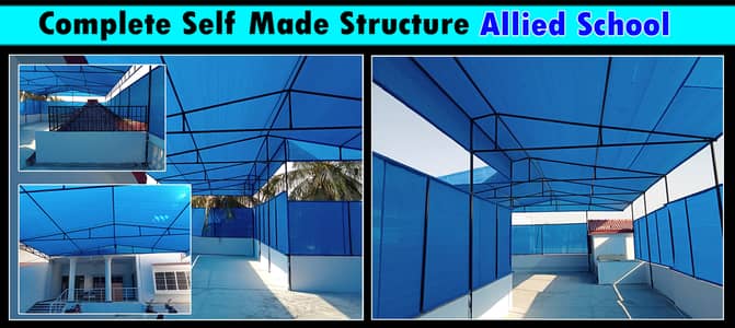 Net Shade / Fiber Shade / Tensile Shade / Sliding, Folding Shade