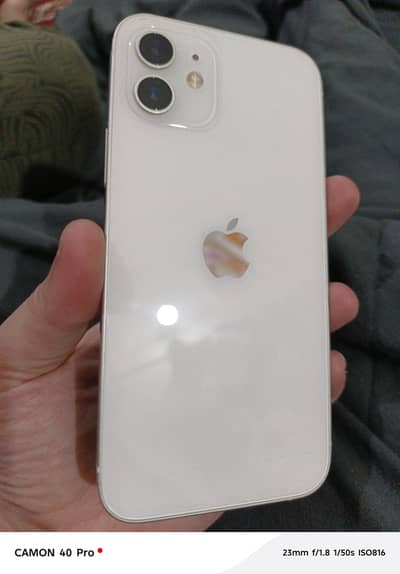 iphone 12 256gb original 90% health official PTA Approved