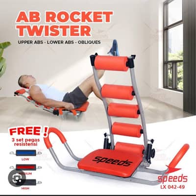 Ab Rocket Exercise Alat Olahraga Fitness Balance