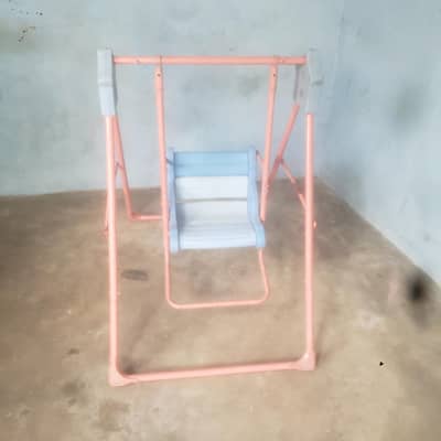 Kids Indoor/Outdoor Plastic & Metal Swing (Good Condition