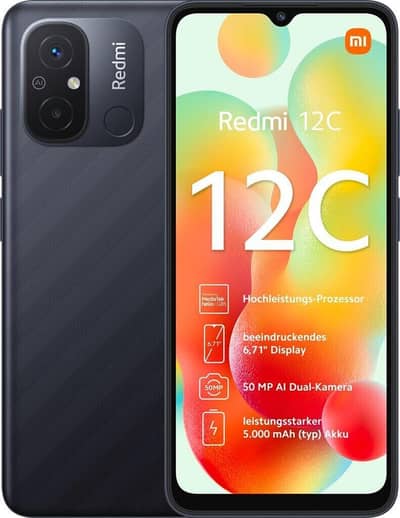 Redmi 12C PTA Approve 4/128 Helio g85