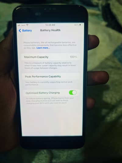Iphone 7plus pta approved 128gb 100 battery hlt all ok no fault