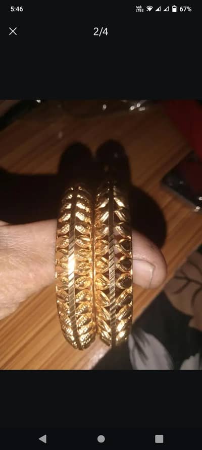 chandi ke kare Gold platid