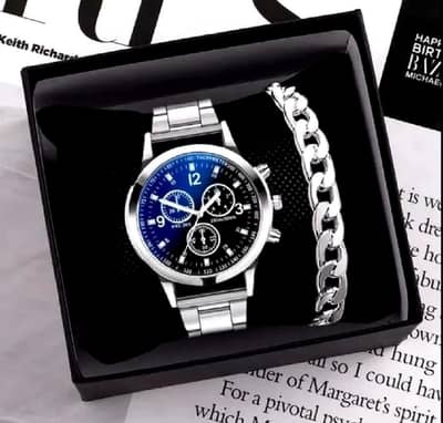Fashion Mens Stainless steel watch