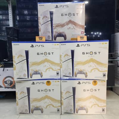 PS5 Slim Disc Edition - Ghost of Yotei GOLD / BLACK Edition - NEW
