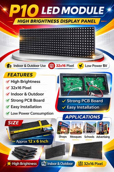 LED Display Panel.