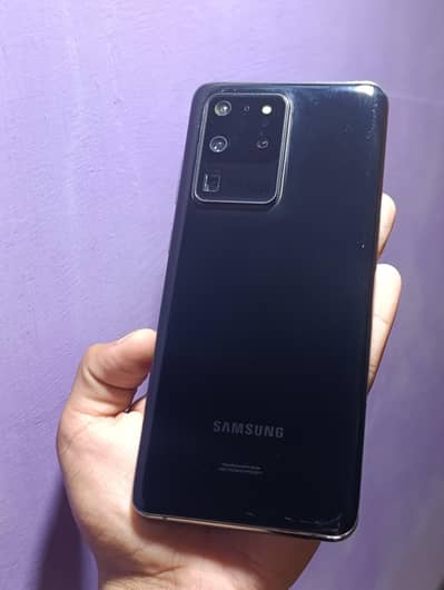 samsung s 20 ultra 5G  12GB 256 NON PTA
