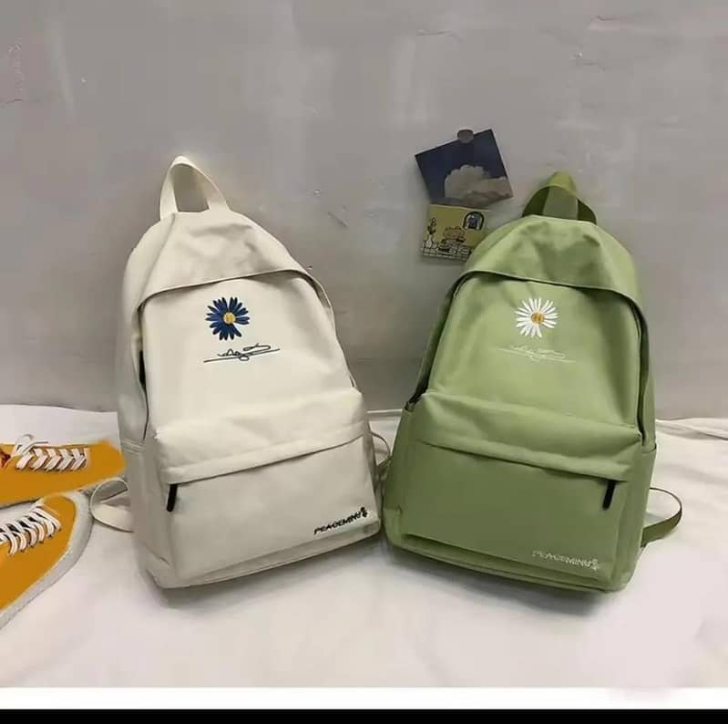 Nylon backpack 8