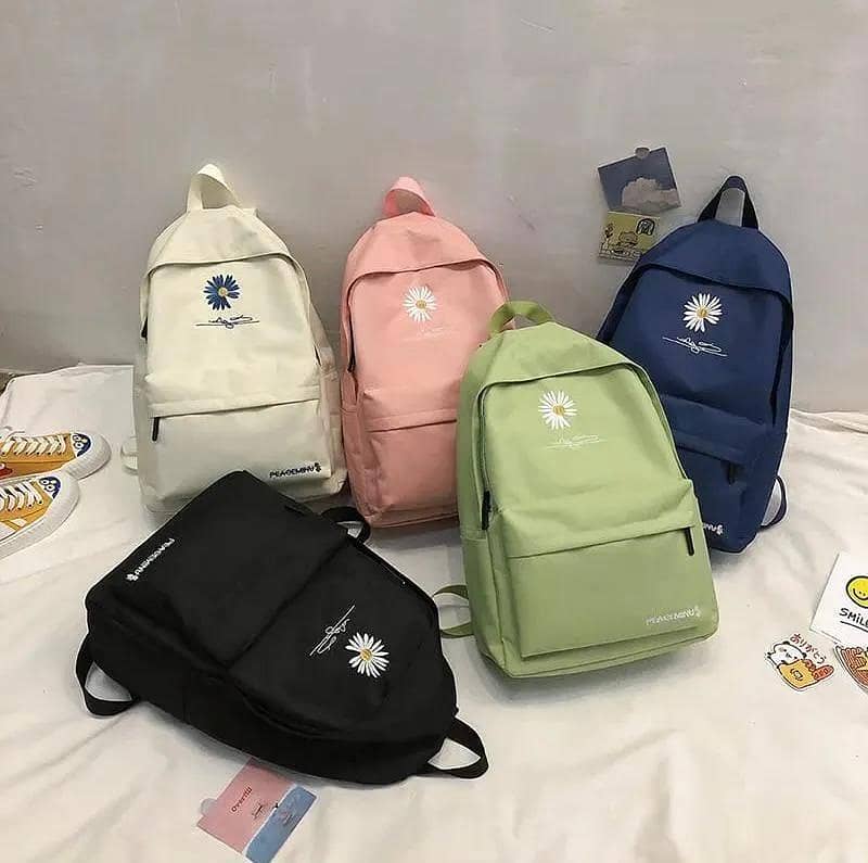Nylon backpack 9