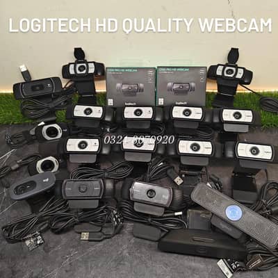 Logitech Webcam Collection - C920, C922, C925e, C930e, C270 Brio 4k