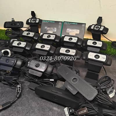 Logitech Webcam Collection - C920, C922, C925e, C930e, C270 Brio 4k
