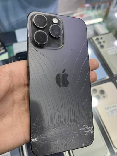 15 promax.  256 gb non pta  4 months sim working