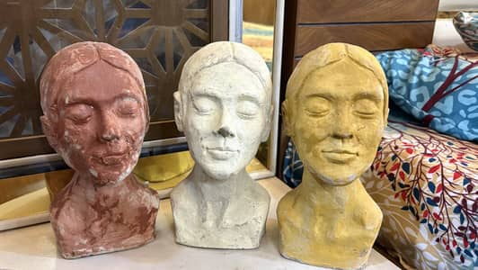 Face sculptures