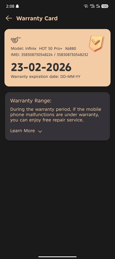 INFINIX HOT 50 PRO PLUS